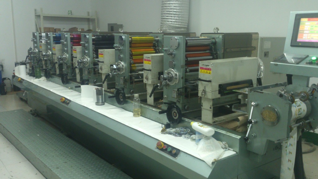 多色平面標簽機